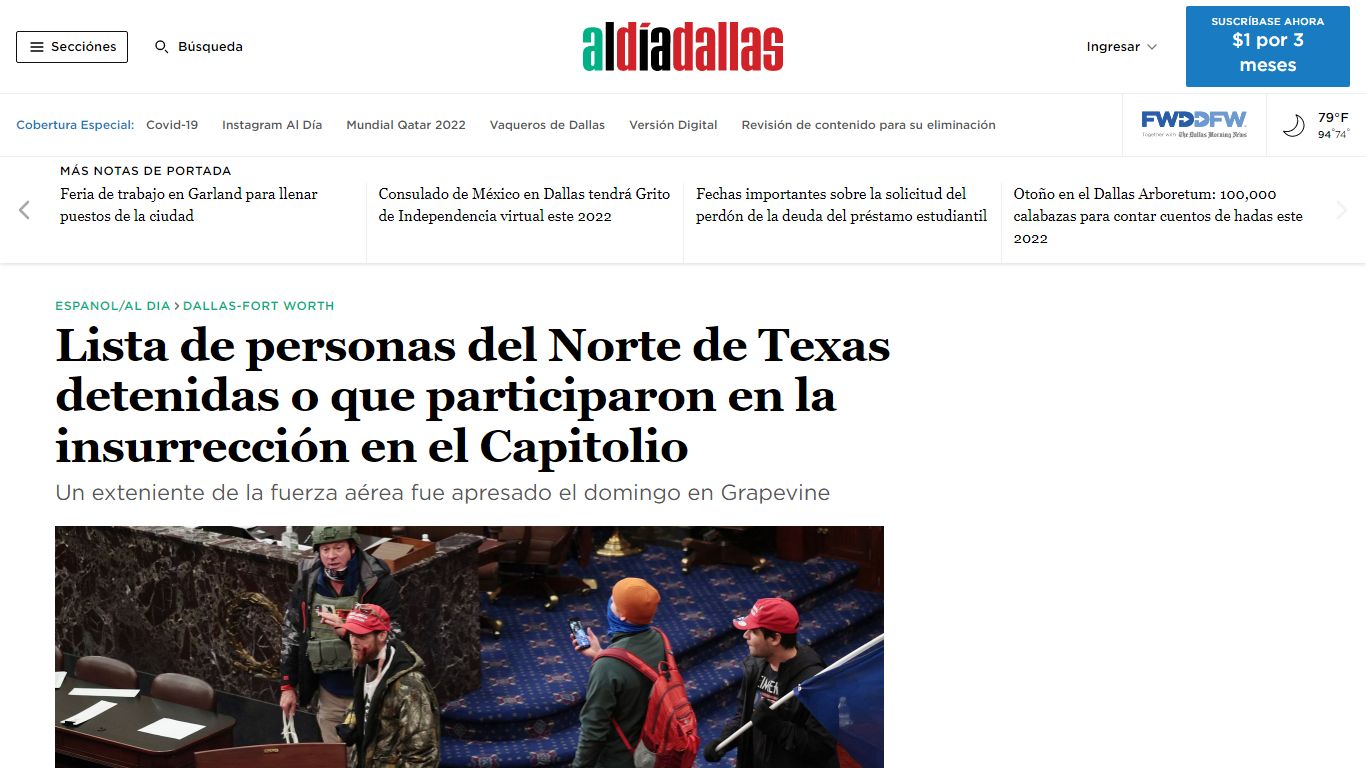 Lista de personas del Norte de Texas detenidas o que participaron en la ...